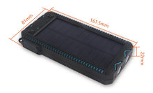 Load image into Gallery viewer, dustproof solar power bank 15000mah cheap price
