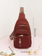Load image into Gallery viewer, embroidered strap sling bag women retro
