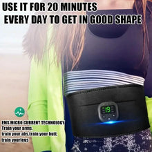 Load image into Gallery viewer, EMS Abdominal Muscle Stimulator – 6 Modes, 19 Intensity Levels
