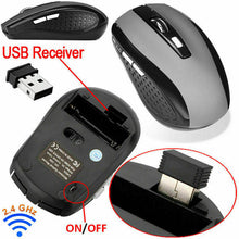 Load image into Gallery viewer, 2.4GHz Wireless Optical Mouse Mice &amp; USB Receiver For PC Laptop Computer DPI USA
