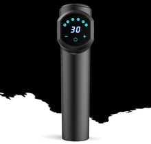 Load image into Gallery viewer, fascia gun with LCD screen and 5 speed settings for muscle recovery
