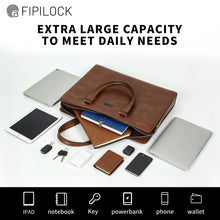Load image into Gallery viewer, fingerprint unlock business bag men
