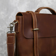 Load image into Gallery viewer, first layer cowhide mens messenger bag online

