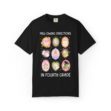 Load image into Gallery viewer, Fourth Grade Halloween Teacher Tee: Fall-Owing Directions
