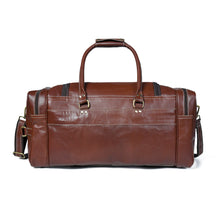 Load image into Gallery viewer, full grain leather bag for weekend travel
