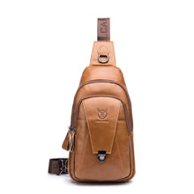 Load image into Gallery viewer, genuine cowhide crossbody bag men
