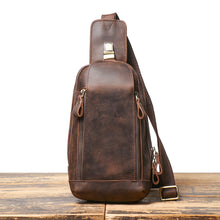 Load image into Gallery viewer, genuine cowhide sports crossbody bag men shop
