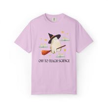 Load image into Gallery viewer, Ghost Halloween Teacher T-Shirt: Off to Teach (Grade or Subject)
