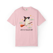 Load image into Gallery viewer, Ghost Halloween Teacher T-Shirt: Off to Teach (Grade or Subject)
