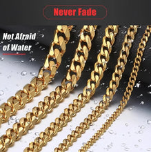 Load image into Gallery viewer, gold silver layering chain necklace gift
