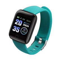 Load image into Gallery viewer, green smart watch magnetic charging 10 day battery buy
