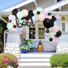 Load image into Gallery viewer, Pastel Halloween Balloon Garland Kit - Blush, Blue &amp; Purple
