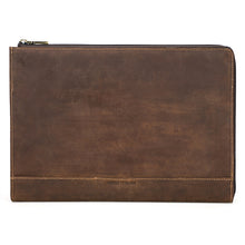 Load image into Gallery viewer, handcrafted crazy horse leather laptop bag buy
