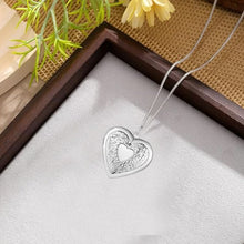 Load image into Gallery viewer, heart locket necklace Mother's Day
