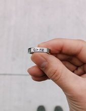 Load image into Gallery viewer, God Is Greater Than the Highs and Lows Unisex Faith Ring
