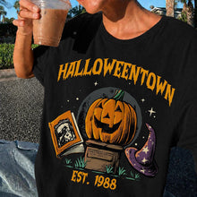 Load image into Gallery viewer, Retro Halloween Town Est 1988 Pumpkin — Comfort Colors Tee
