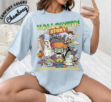 Load image into Gallery viewer, Comfort Colors Toy Story Halloween — Gildan Hoodie
