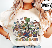 Load image into Gallery viewer, Custom Disney Pixar Halloween — Bella+Canvas Tee
