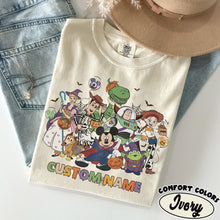 Load image into Gallery viewer, Custom Disney Pixar Halloween — Bella+Canvas Tee
