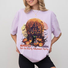 Load image into Gallery viewer, Retro Haunted Mansion Halloween — Bella+Canvas Tee
