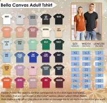 Load image into Gallery viewer, Comfort Color® Coquette Bows Disney Halloween Birthday — Bella+Canvas Tee
