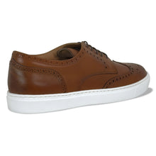 Load image into Gallery viewer, Men's Don Giovanni Wingtips - Cognac w/ White Sole
