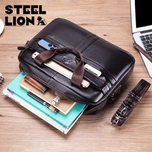 Load image into Gallery viewer, large leather briefcase men order
