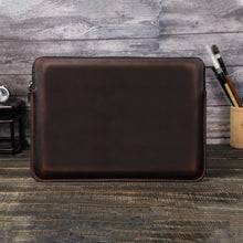 Load image into Gallery viewer, leather macbook air 13 sleeve order
