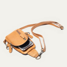 Load image into Gallery viewer, lightweight leather bag for travel carry on
