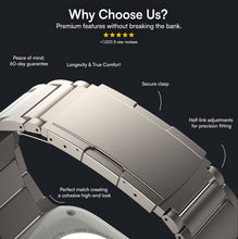 Load image into Gallery viewer, lightweight titanium apple watch band under 70 grams purchase
