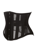Load image into Gallery viewer, SqueezMeSkinny Luxx Mesh Underbust Corset – Steel Boned
