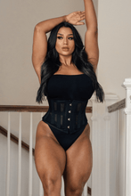 Load image into Gallery viewer, SqueezMeSkinny Luxx Mesh Underbust Corset – Steel Boned
