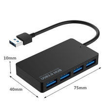 Load image into Gallery viewer, StitchGreen 4in1 4 Ports Usb3.0 High Speed Hub For Usb Keyboard Mouse Usb Expander Hub
