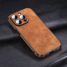 Load image into Gallery viewer, StitchGreen Leather Phone Cover For iPhone 14 iPhone 14 Pro iPhone 14 Max Silicone Mobile Phone Case
