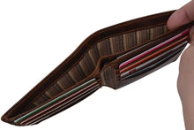 Load image into Gallery viewer, men’s folding leather wallet RFID blocking buy
