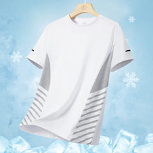 Load image into Gallery viewer, men's gym top ice silk breathable
