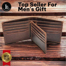 Load image into Gallery viewer, men’s leather wallet
