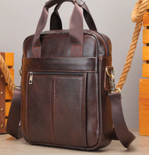 Load image into Gallery viewer, men slim leather messenger bag buy now
