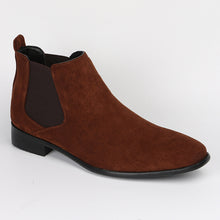 Load image into Gallery viewer, mens beige chelsea boots slip on buy now
