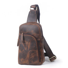 Load image into Gallery viewer, mens crazy horse leather bag unique patina buy
