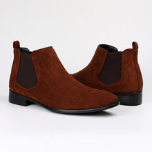 Load image into Gallery viewer, mens mid calf chelsea boots PVC outsole
