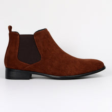 Load image into Gallery viewer, mens square toe ankle boots low heel purchase
