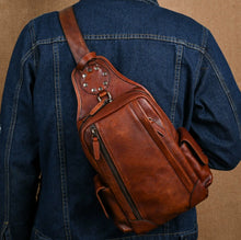 Load image into Gallery viewer, mens urban leather crossbody bag buy online
