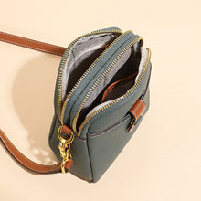 Load image into Gallery viewer, mini cowhide crossbody wallet bag women
