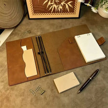 Load image into Gallery viewer, notebook-organizer-cover-with-pen-holder

