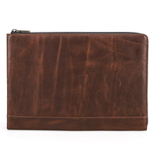Load image into Gallery viewer, oil leather zipper laptop bag macbook pro 14 order
