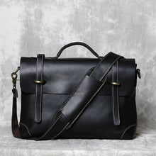 Load image into Gallery viewer, order genuine leather retro briefcase for men

