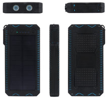 Load image into Gallery viewer, order rugged solar power bank with flashlight
