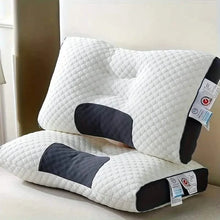 Load image into Gallery viewer, orthopedic contour neck pillow with soft polyester fill for side sleepers
