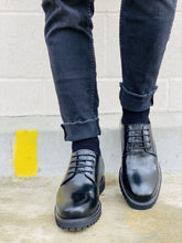 Load image into Gallery viewer, oxhide leather height increasing shoes
